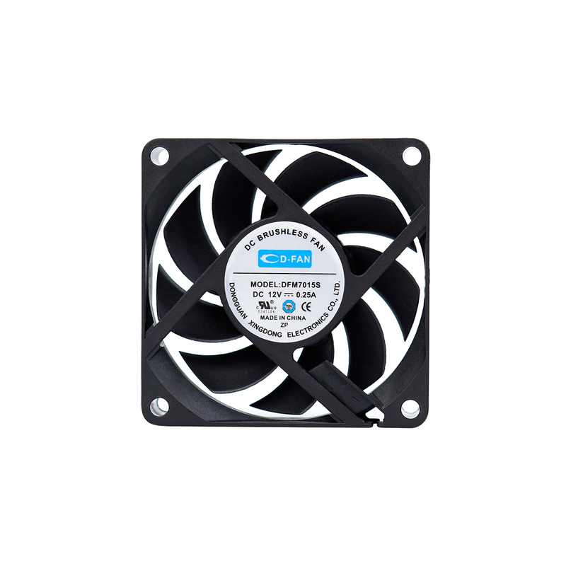 Cooling actif 12V 24V 70mm 70x70x15mm Ventilateur axial DC