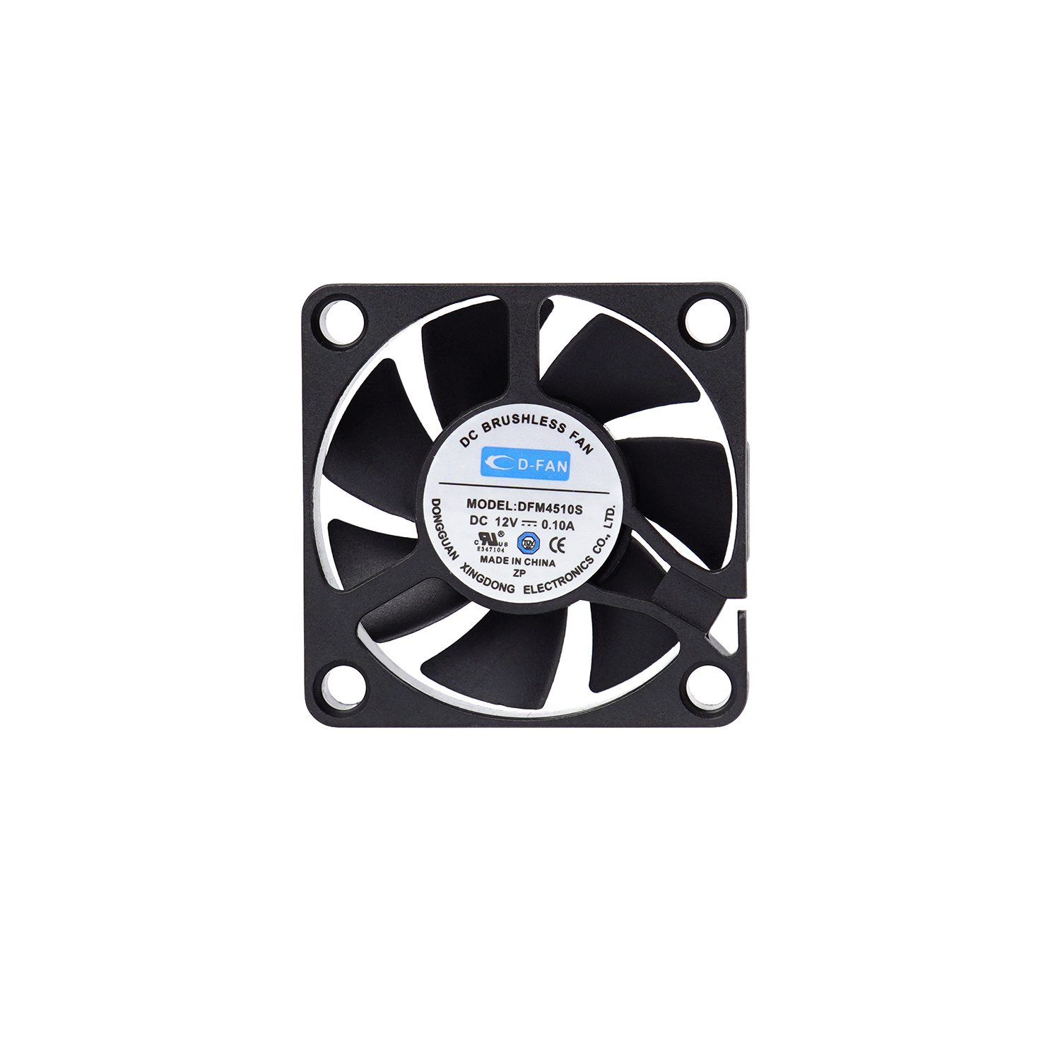 Flux d'air élevé 5V 12V 45mm CC Axial Axial