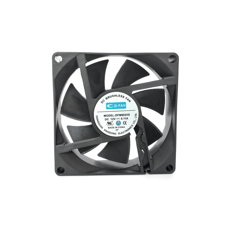 Ventilateur de refroidissement axial DC à haute vitesse 12V 8025