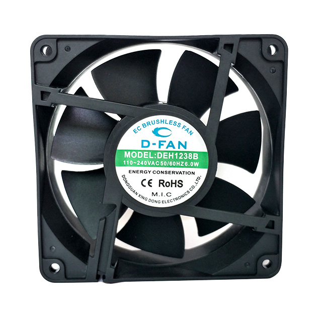 Consommation de puissance faible 120x120x38mm 12038 Ventilateur axial CE