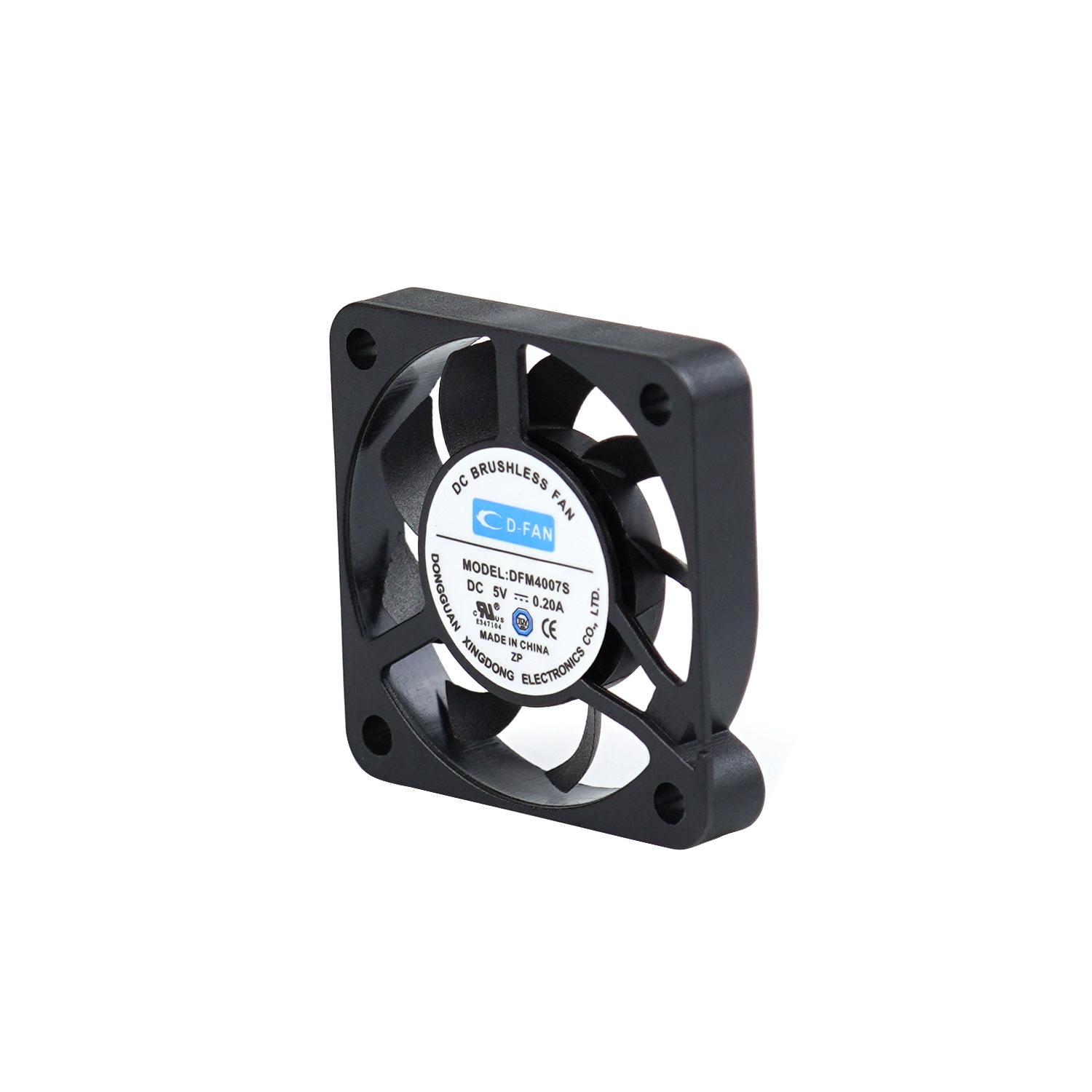 PWM 5V 12V 40mm manchon portant ventilateur axial DC