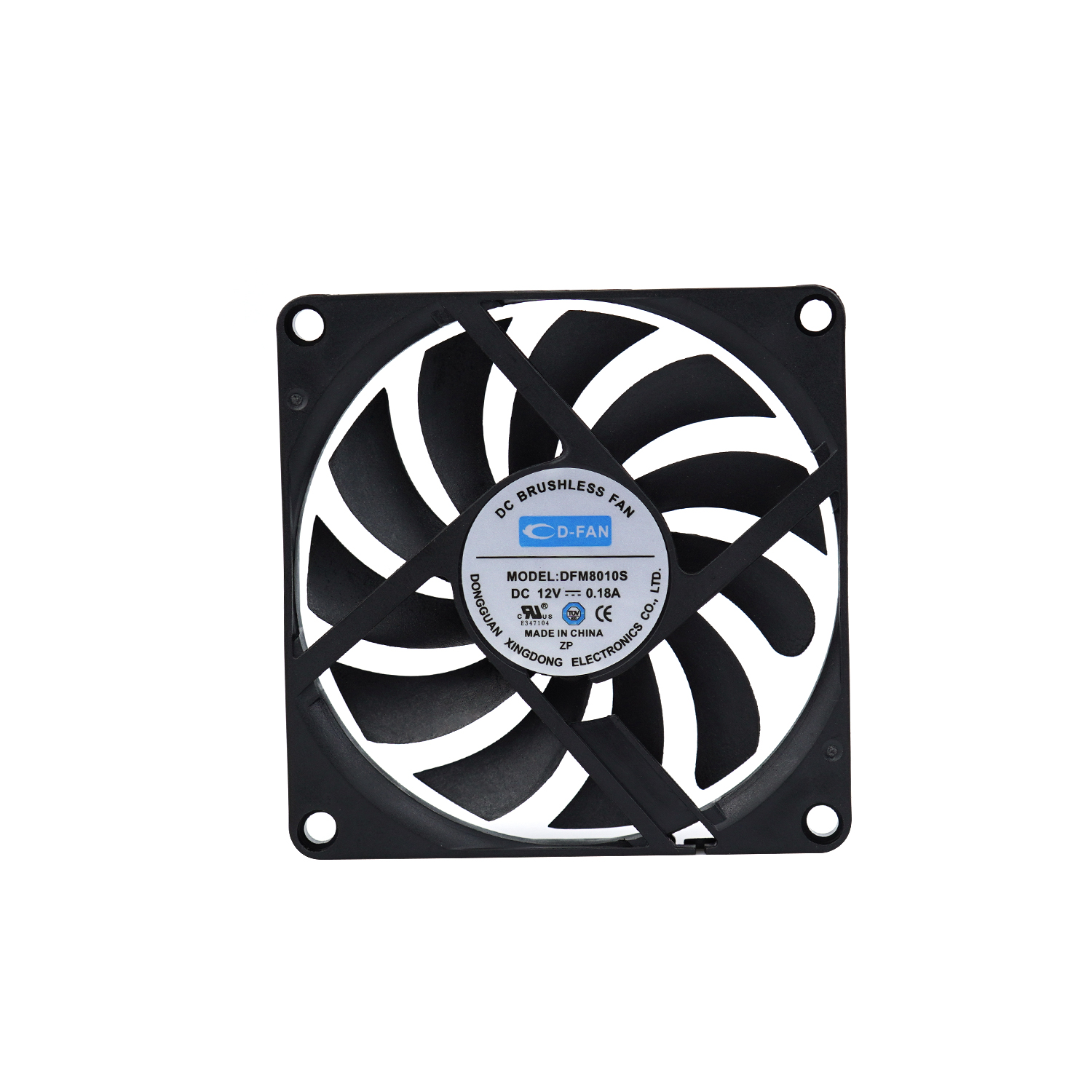 80x80x10mm 80mm 8010 Ventilateur axial à faible bruit faible bruit